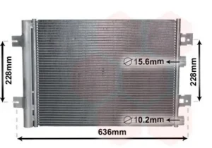 Condensador de aire acondicionado para Dacia DUSTER 2010