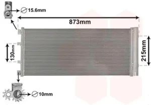 Condensador de aire acondicionado para Nissan NV400 2011, Opel MOVANO B 2010 y Renault MASTER III 2010