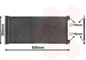 Condensador de aire acondicionado para Fiat TALENTO 2017, Nissan NV300 2016, Opel VIVARO B 2014 y Renault TRAFIC III 2014