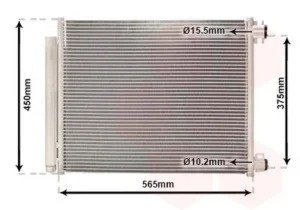 Condensador de aire acondicionado para Nissan TOWNSTAR 2021 y Renault KANGOO 2021, MEGANE IV 2015, SCENIC IV 2016 y TALISMAN 2015