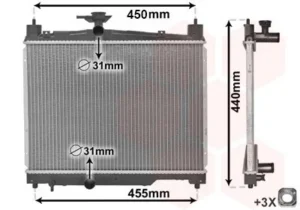 Radiador para Toyota YARIS 1999