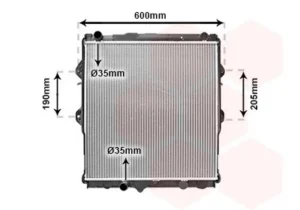 Radiador para Toyota HILUX LN105 1989