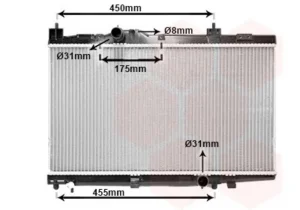 Radiador para Toyota YARIS 1999