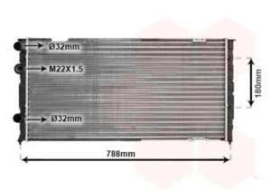 Radiador para Volkswagen PASSAT B4 1993