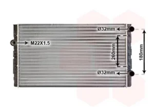 Radiador para Volkswagen GOLF III 1991