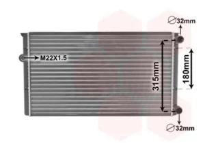Radiador para Volkswagen GOLF IV 1997