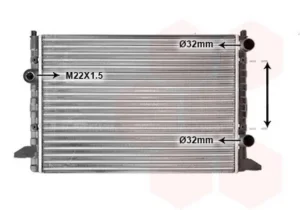Radiador para Volkswagen PASSAT B5 1996