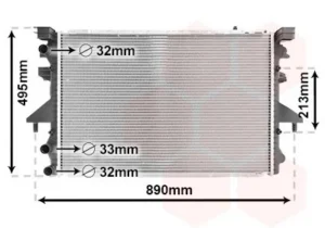 Radiador Vag Transporter para Volkswagen TRANSPORTER T5 2003