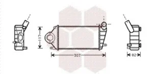 Intercooler para Seat AROSA 1997 y Volkswagen POLO 1999