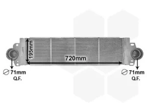 Intercooler Vw para Volkswagen TRANSPORTER T5 2003