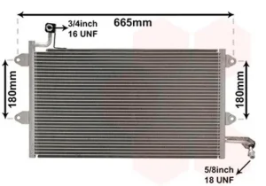 Condensador Vag Golf Iii / Vento All para Volkswagen GOLF IV 1997