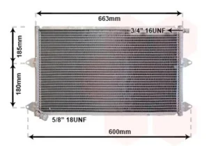 Condensador Vag Caddy Ii / Cordoba I / Ibiza Ii para Seat IBIZA II 1993