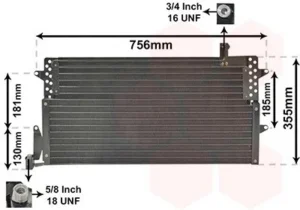 Condensador Vag Passat Iii All para Volkswagen PASSAT B5 1996