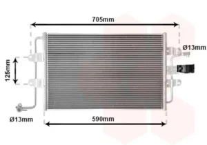 Condensador de aire acondicionado para Volkswagen BEETLE 1998