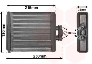 Radiador. Radiador De Calefacción. Vag Cordoba Iii/Fabia/Ib para Skoda FABIA I 1999