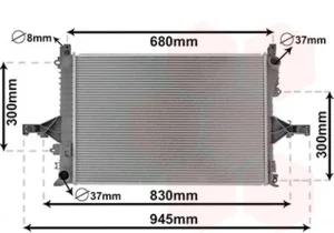 Radiador Volvo S60 para Volvo S60 2000