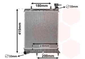 Radiador para Hyundai ACCENT 1999
