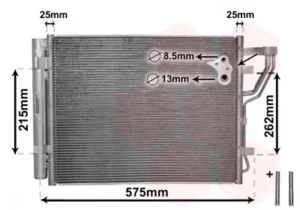 Condensador de aire acondicionado para Hyundai I30 2007