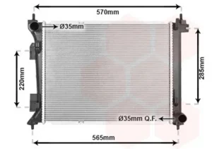 Radiador para Kia RIO 2017 y STONIC 2017