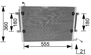 Condensador Vag Golf Iii / Vento All para Volkswagen GOLF IV 1997