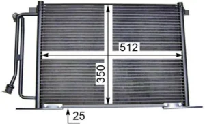 Condensador Ford Fiesta Iv / Puma All para Ford FIESTA MK2 1983