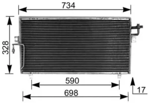Condensador Nissan Primera (P11) para Bmw S/5 E39 1995