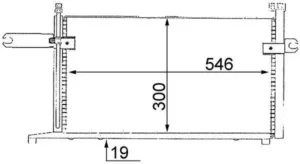 Condensador Nissan Micra All para Nissan MICRA K11 1992
