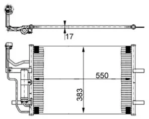 Condensador Mazda 5 (Cr19) para Mazda 5 2005