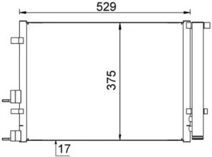 Condensador Hyunidai I20 para Hyundai I20 2009