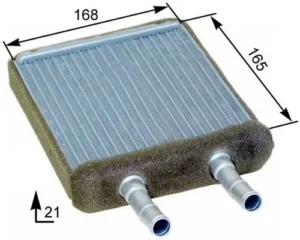 Radiador de calefacción para Hyundai ACCENT 1997