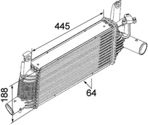 Intercooler para Nissan PICK-UP NAVARA 2005