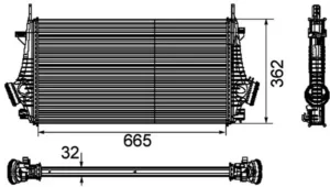 Intercooler para Opel INSIGNIA A 2008