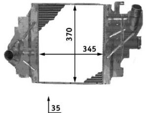 Intercooler para Renault CLIO I 1990