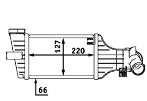 Intercooler para Opel ZAFIRA A 1999