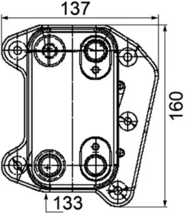 Radiador de aceite para Mercedes-Benz E W210 1999