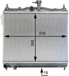 Radiador para Hyundai GETZ 2002