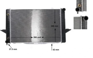 Radiador para Volvo S70 1996