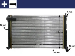 Radiador para Citroen XM 1989 y Peugeot 605 1989